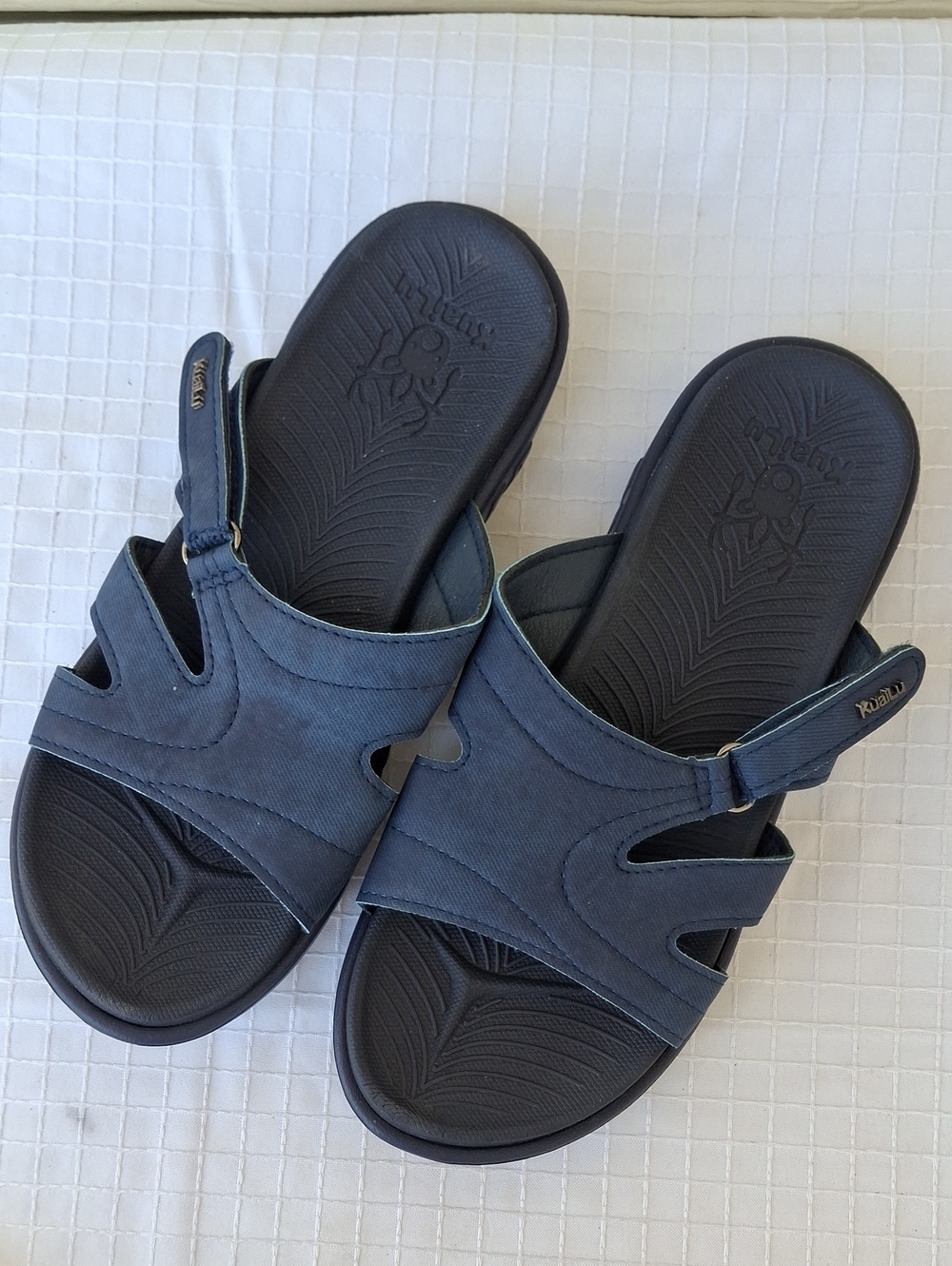 KuaiLu Womens Fashion Orthotic Slides Ladies Lightweight Athletic Sz 8.5